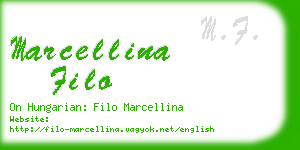 marcellina filo business card